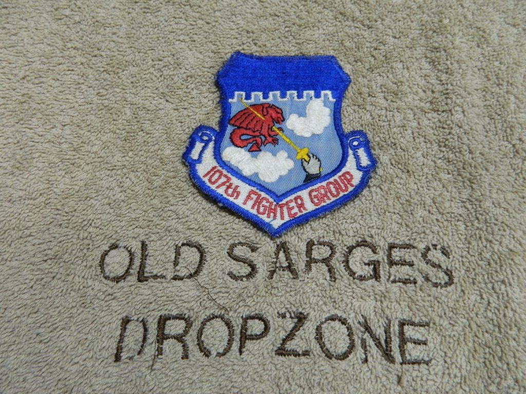 USAF Patch 107th Fighter Group Color Old Sarge S Drop Zone