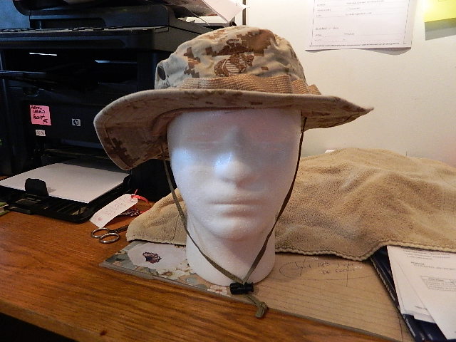 USMC : Cover, Field, Marpat – Desert (Boonie) Size Large ONLY – Old ...