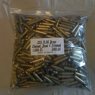 .223/5.56 Brass - Cleaned, Sized & Trimmed- 1,000 Ct.