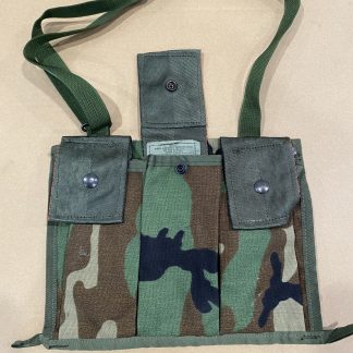 M16 Woodland Bandoleer 6 Mag Pouch