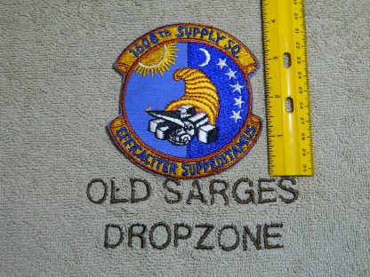 USAF : 1608th Supply Sq. - Color - Lrg Patch